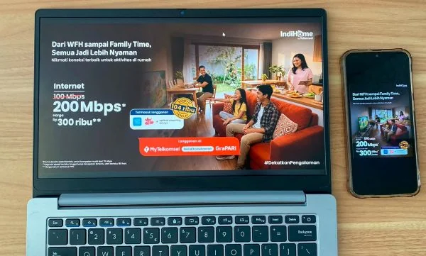 Internet Cepat Makin Hemat, Pelanggan IndiHome di Sumbagsel Bisa Upgrade ke 200 Mbps Cuma Rp300 Ribu (Foto: Dok Telkomsel)