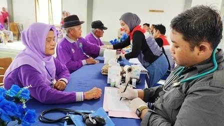 Peringati Hari Lansia Nasional, Puluhan Lansia di Desa Pangkul Antusias Cek Kesehatan Gratis (Foto : Dok Pertagas)