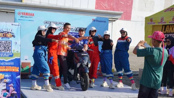 Serunya Karnaval Gear Ultima 2026 Yamaha Thamrin di Prabumulih, Edukatif dan Menghibur! (Foto : Dok Yamaha Thamrin)