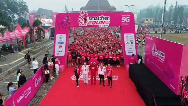 Smartfren Fun Run 5G Palembang, Ajang Lari Ribuan Peserta Sekaligus Kenalkan Jaringan 5G XLSMART
(Foto : Dok XLSMART)