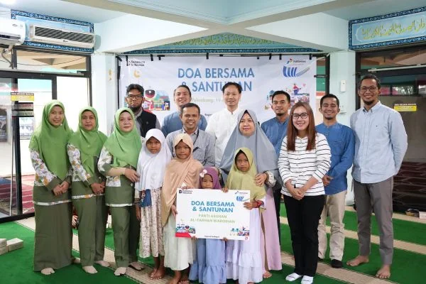 Lewat Program Berbagi Kebahagiaan, Pertamina Rangkul 360 Anak Yatim, Dhuafa hingga Disabilitas (Foto : Pertamina Patra Niaga Sumbagsel)