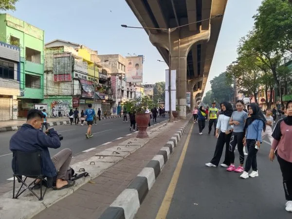 Manfaatkan Ramainya Pengunjung, CFD Palembang Jadi Ladang Cuan Usaha Kreatif (Foto: Marshanda Kabar Sumatra)