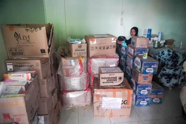 RSUD Muda Sedia Aceh Tamiang memastikan pasokan obat-obatan untuk IGD dan poli darurat dalam kondisi aman (Dok : Ist).