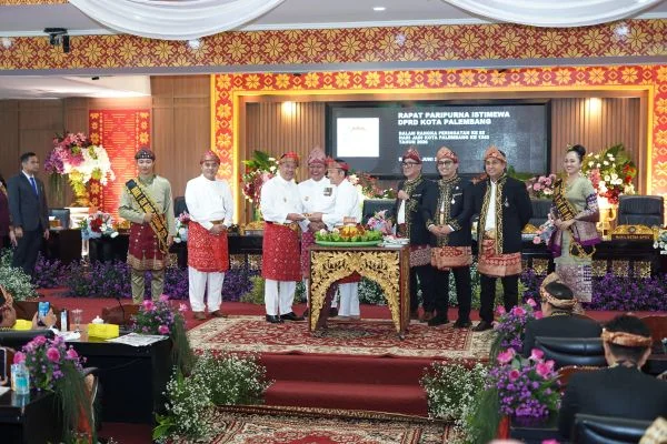 HUT Palembang ke-1343, Gubernur Herman Deru Puji Capaian dan Pembangunan Kota Palembang (Foto : Humas Pemprov Sumsel)