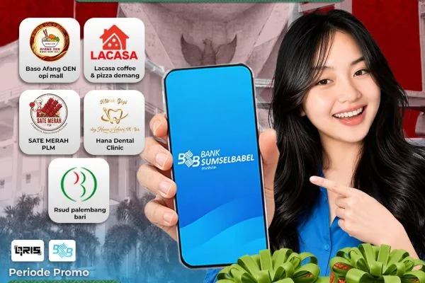 HUT Palembang, Bank Sumsel Babel Tebar Diskon Rp25 Ribu Lewat QRIS BSB Mobile (Foto: IG BSB)