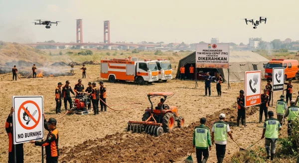 Cegah Kebakaran Lahan Musim Kemarau, Wali Kota Palembang Bentuk Tim Reaksi Cepat (Foto : Dok Pemkot Palembang)