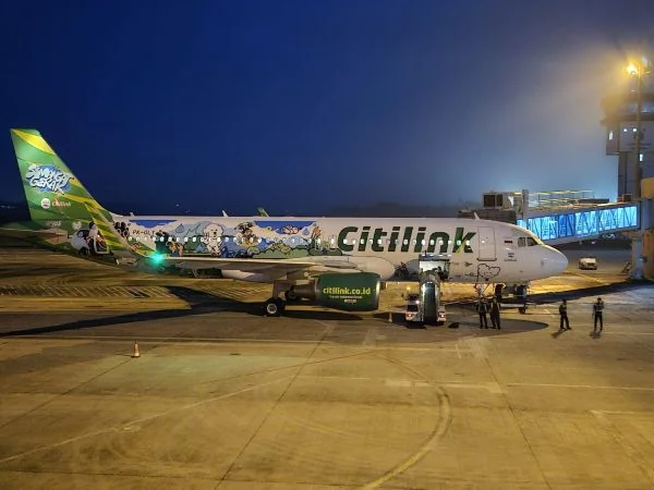Resmi Beroperasi! Citilink Buka Rute Langsung Palembang–Yogyakarta Setiap Hari (Foto : Dok Angkasa Pura SMB II Palembang)