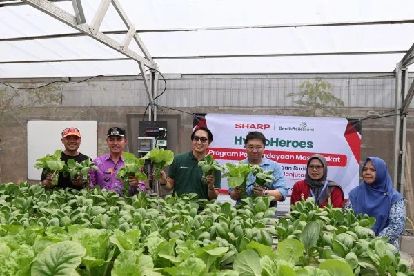 Lewat Pertanian Hidroponik, Sharp Berdayakan Ibu Muda dan Edukasi Gizi Anak (Foto : Dok Sharp Indonesia)