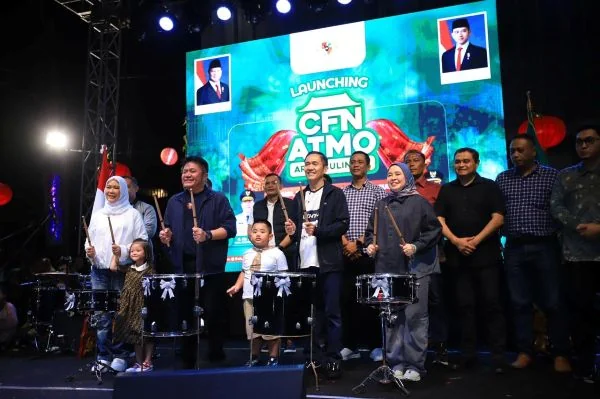 Gubernur Sumatera Selatan, Herman Deru meresmikan Car Free Night Atmo di kawasan Jalan Kolonel Atmo (Dok : Ist).