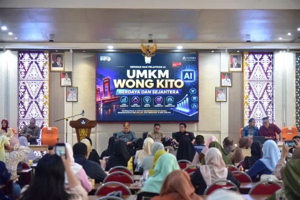 Ratu Dewa Dorong UMKM Palembang Manfaatkan AI untuk Pemasaran dan Kemasan Produk (Foto : Dok Pemkot Palembang)