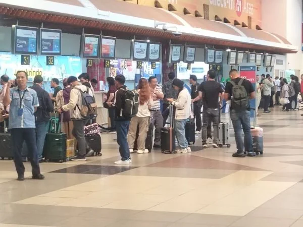 Erupsi Anak Gunung Krakatau Picu Kabut Vulkanik, 25 Penerbangan Bandara SMB II Palembang Terpaksa Dibatalkan (Foto : Dok Bandara SMB II Palembang)