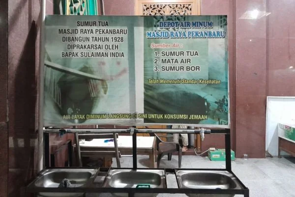 Sumur Tua Masjid Raya Senapelan (Dok : Ist).