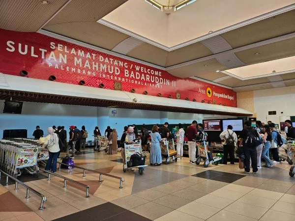 Tumbuh Positif, Ini Top Destinasi Domestik dan Internasional Favorit Penumpang dari Bandara SMB II Palembang (Foto: Angkasa Pura Indonesia Bandara SMB II Palembang)