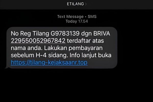 Modus Baru Penipuan ETLE Muncul di Kepri, Pelaku Kirim SMS Berisi Link Palsu