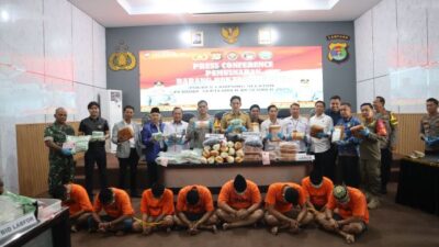 Rilis Akhir Tahun, Polres Lampung Selatan Ungkap 79 Kasus Narkotika Selama 2025