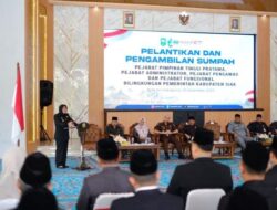 Perombakan Perdana Birokrasi Siak, Bupati Lantik 71 Pejabat Tanpa Demosi