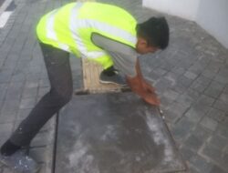 Marak Aksi Rayap Besi, Pekanbaru Ganti Penutup Trotoar dari Besi dengan Material Semen