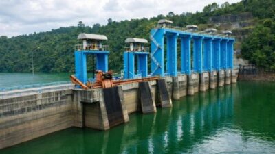 PLTA Koto Panjang Buka Spillway, Warga di Sepanjang Sungai Kampar Diimbau Waspada