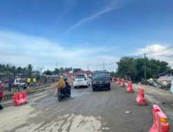 Akses Lintas Timur Aceh Pulih, Jembatan Krueng Meureudu Resmi Dibuka Lagi