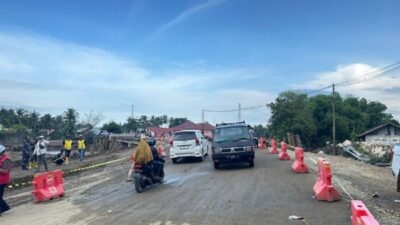 Akses Lintas Timur Aceh Pulih, Jembatan Krueng Meureudu Resmi Dibuka Lagi