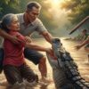Buaya Terkam Nenek 65 Tahun di Inhil, Korban Alami Patah Tulang