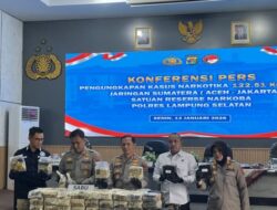 122 Kilogram Sabu Diselundupkan via Bakauheni, Tiga Warga Aceh Ditangkap