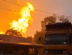 10 Orang Terluka Akibat Insiden Pipa Gas Bocor dan Terbakar di Inhil