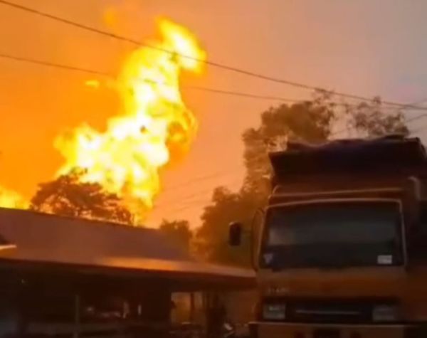 10 Orang Terluka Akibat Insiden Pipa Gas Bocor dan Terbakar di Inhil