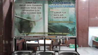 Dibangun 1928, Jejak Sejarah Sumur Tua Masjid Raya Senapelan