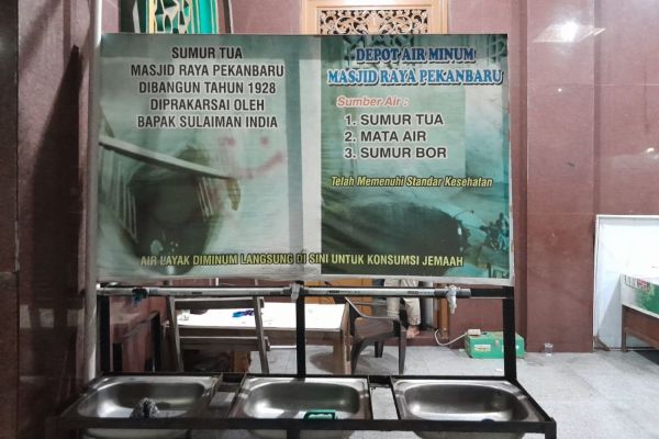 Dibangun 1928, Jejak Sejarah Sumur Tua Masjid Raya Senapelan