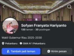 Waspada Penipuan Digital, Akun Facebook Catut Nama Plt Gubernur Riau
