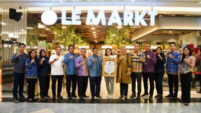 Le Garden dan Le Markt Palembang Indah Mall Raih Piagam Penghargaan Kuliner Halal dari BPJPH