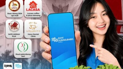 HUT Palembang, Bank Sumsel Babel Tebar Diskon Rp25 Ribu Lewat QRIS BSB Mobile