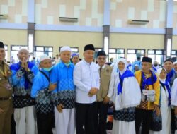 443 Jemaah Haji Kloter I Palembang Tiba, Cik Ujang Sampaikan Syukur