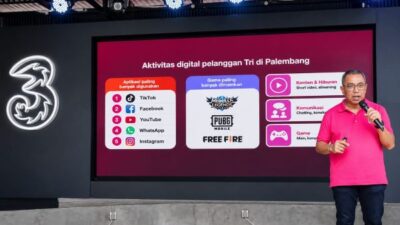Tri Tancap Gas Ekspansi Jaringan di Palembang, Target Seluruh Site 5G Akhir 2026