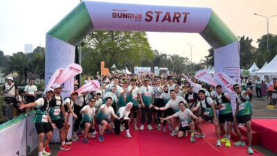 56 Tahun di Indonesia, Sharp Sukses Satukan Ratusan Peserta di Event Run for the Future