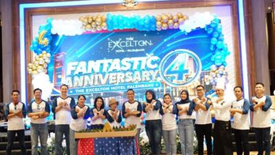 Usung Semangat Baru, The Excelton Hotel Palembang Gelar Doa Bersama di HUT ke-4