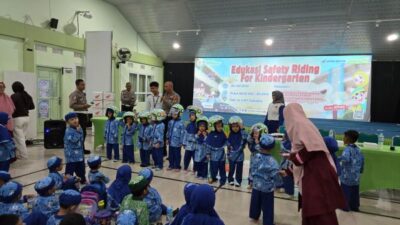 Tingkatkan Kesadaran Pelajar, Astra Motor Sumsel Beri Pelatihan Safety Riding Honda di Palembang