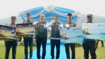 Bank Sumsel Babel Perkuat Kolaborasi Pembangunan Daerah Lewat Apel Akbar Satlinmas