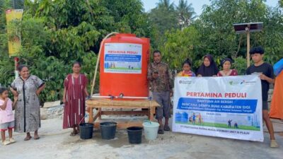 Bantu Korban Gempa Sigi, Kilang Plaju Distribusikan 75.000 Liter Air Bersih
