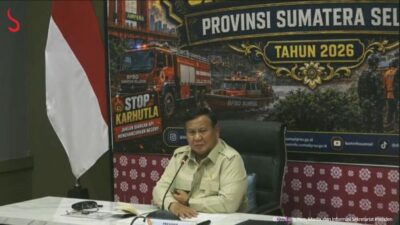 Atasi Karhutla Sumsel, Presiden Prabowo Tekankan Tindakan Cepat dan Tambahan Bantuan