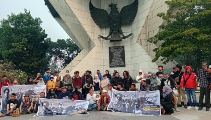 Ingatkan Pesan Saling Jaga, Forum Jurnalis Sumsel Panjatkan Doa untuk 5 Jurnalis yang Hilang di Krakatau