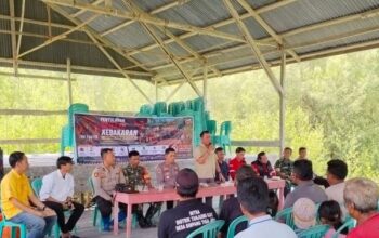 Tingkatkan Kewaspadaan Karhutla di OKI, PT BAP Libatkan Masyarakat dan Salurkan Bantuan Sembako