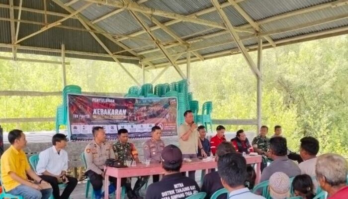 Tingkatkan Kewaspadaan Karhutla di OKI, PT BAP Libatkan Masyarakat dan Salurkan Bantuan Sembako