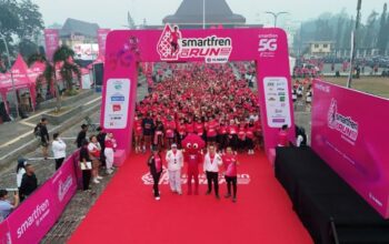 Smartfren Fun Run 5G Palembang, Ajang Lari Ribuan Peserta Sekaligus Kenalkan Jaringan 5G XLSMART