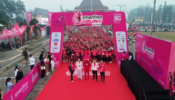 Smartfren Fun Run 5G Palembang, Ajang Lari Ribuan Peserta Sekaligus Kenalkan Jaringan 5G XLSMART