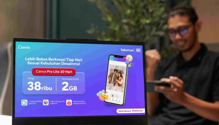 Bikin Desain Premium Lebih Mudah dari Mana Saja, Telkomsel Hadirkan Paket Bundling Canva Pro Lite
