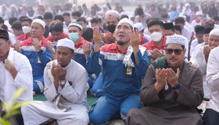 Satukan Doa dan Ikhtiar, Kilang Plaju Gelar Sholat Istisqa Minta Hujan