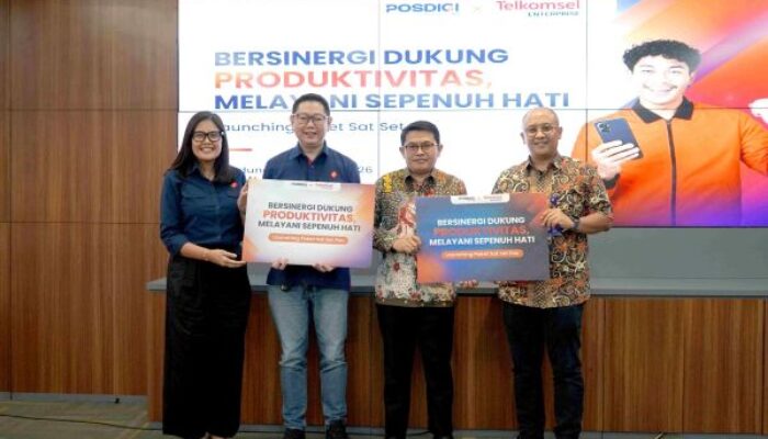 Tingkatkan Layanan Operasional Agen Pos, Telkomsel dan PosDigi Rilis Paket Sat Set Pos